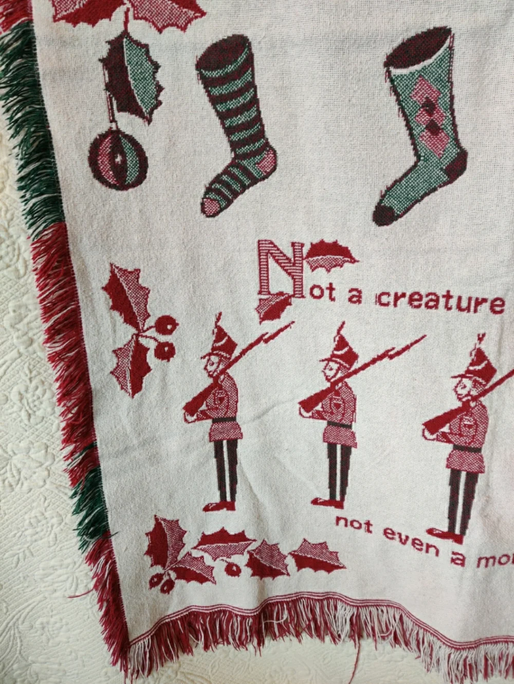 Night Before Christmas Throw Blanket Tapestry 62